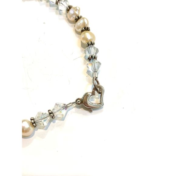 Pearls and Austria Crystals Bracelet #handmade #valentine - Picture 3 of 6
